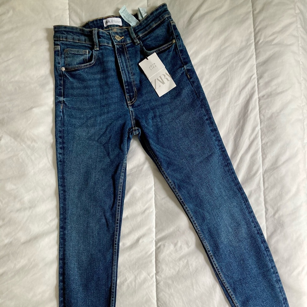 New w/ Tags Zara Vintage High Rise Skinny Jeans
